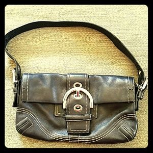 Coach leather handbag